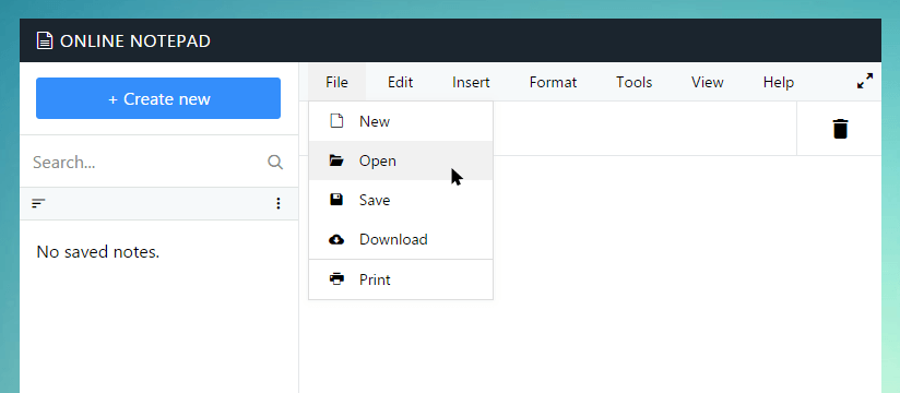 Open text file in Nurias